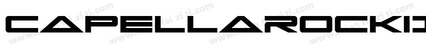 CapellaRockIiiBold-Ge4A字体转换