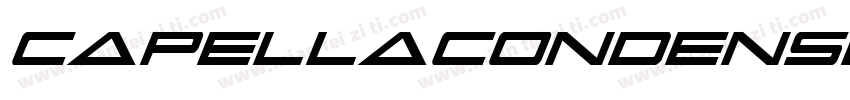 CapellaCondensed字体转换