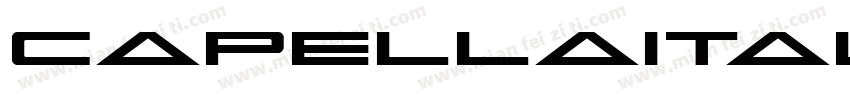 CapellaItalic-MDMP字体转换