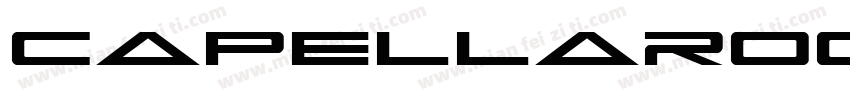 CapellaRockIiiBold-D6RD字体转换