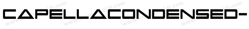 CapellaCondensed字体转换