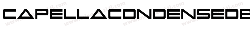 CapellaCondensedBold-v8rL字体转换