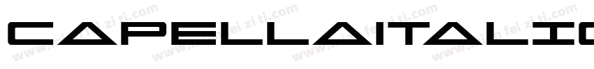 CapellaItalic-MDMP字体转换