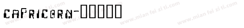 Capricorn字体转换