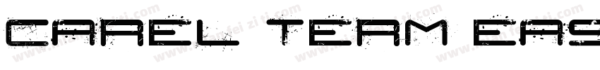 CAREL_TERM_EAST字体转换