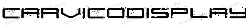 CARVICODISPLAY字体转换