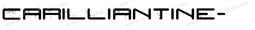 Carilliantine字体转换