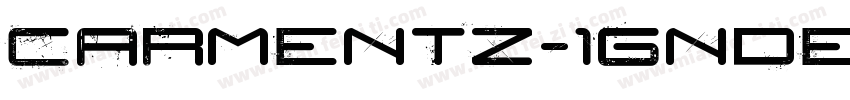 Carmentz-1Gnde字体转换