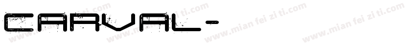 Carval字体转换