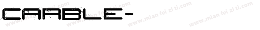 carble字体转换