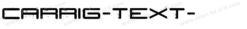 carrig-text字体转换