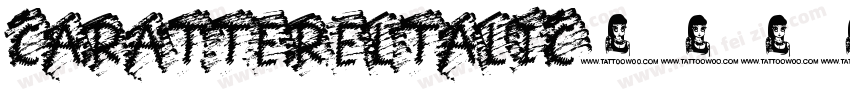 Carattereltalic字体转换