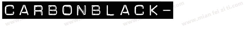 CarbonBlack字体转换