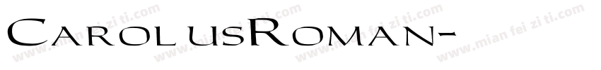 CarolusRoman字体转换
