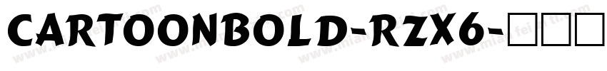 CartoonBold-Rzx6字体转换