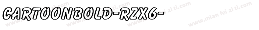 CartoonBold-Rzx6字体转换