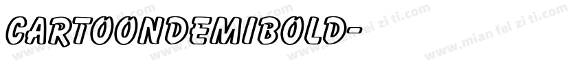 CartoonDemiBold字体转换