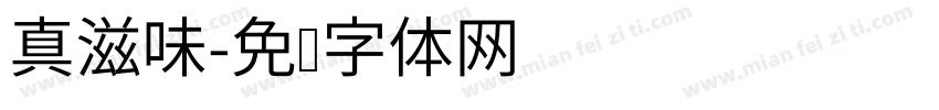 真滋味字体转换