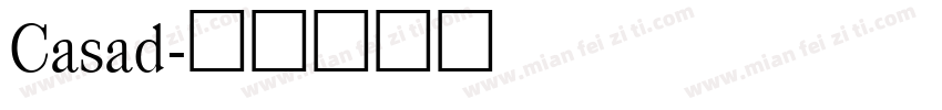 Casad字体转换