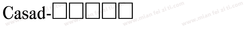 Casad字体转换