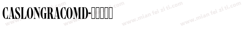 CaslonGraComD字体转换