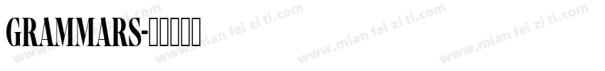 grammars字体转换