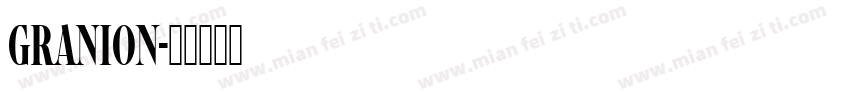 granion字体转换