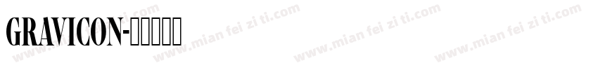 gravicon字体转换
