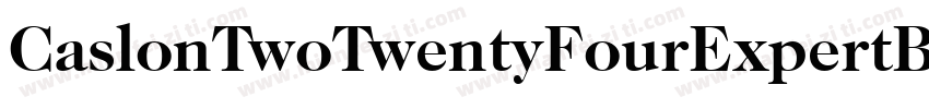 CaslonTwoTwentyFourExpertBQ-Medium字体转换