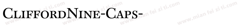 CliffordNine-Caps字体转换