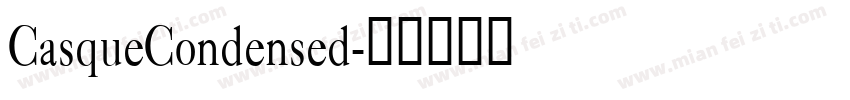 CasqueCondensed字体转换