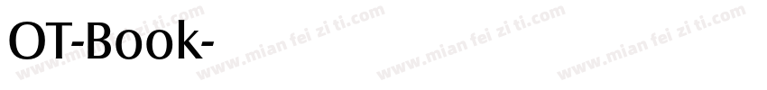 OT-Book字体转换