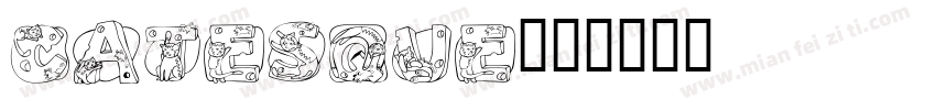 catesque字体转换