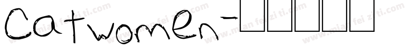 catwomen字体转换