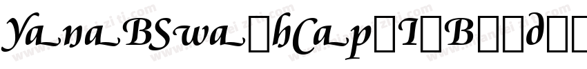 YanaBSwashCapsI-Bold字体转换