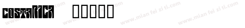 costaRICA字体转换
