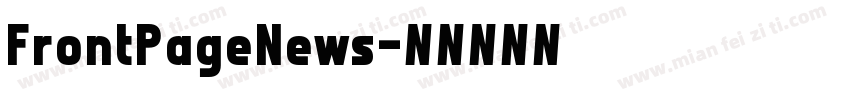 FrontPageNews字体转换