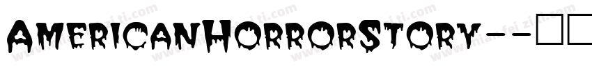 AmericanHorrorStory-字体转换