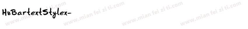 HzBartextStylex字体转换