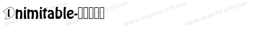 Inimitable字体转换