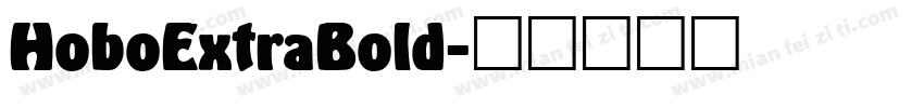 HoboExtraBold字体转换