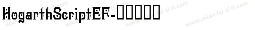 HogarthScriptEF字体转换