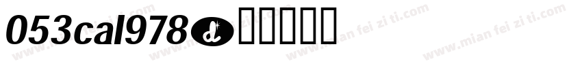 053ca1978字体转换
