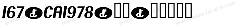 167-CA1978-普通字体转换