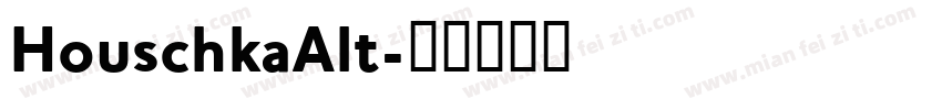 HouschkaAlt字体转换