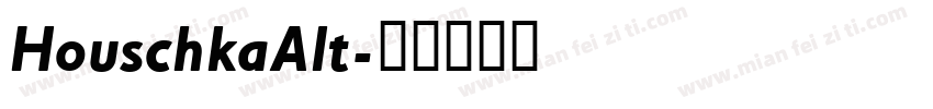 HouschkaAlt字体转换
