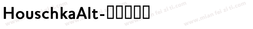HouschkaAlt字体转换