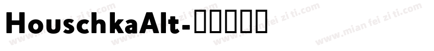HouschkaAlt字体转换