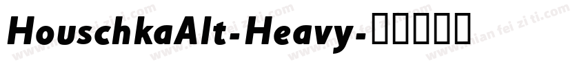 HouschkaAlt-Heavy字体转换