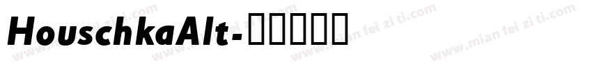 HouschkaAlt字体转换